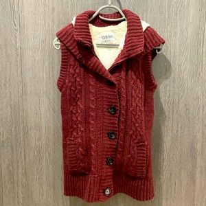 Cavalini Hooded Sweater Vest